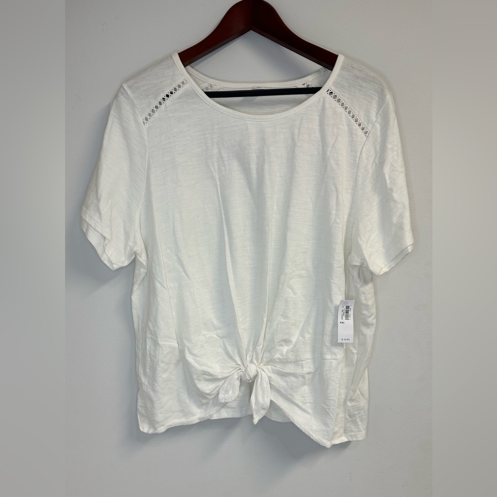 Old Navy White Tie Shirt - NWT